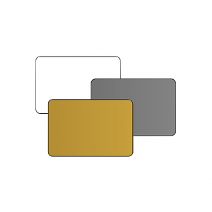 2" x 3" Print Receptive Blank PVC Card