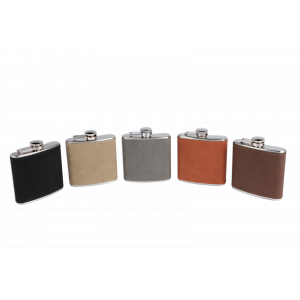 Saddle Collection 6oz Hip Flask for Laser Engraving
