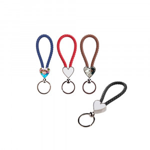 Heart Braided Keyring