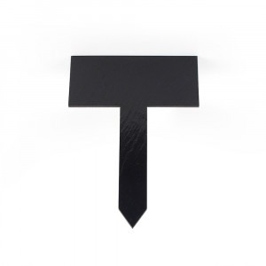 7" X 9.5" Slate Garden Stake 