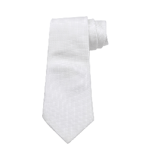Woven Polyester Necktie With Waffle Pattern