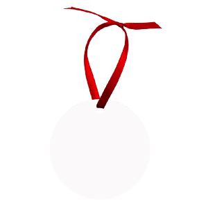 Unisub White Aluminum Ornament (1-Sided)