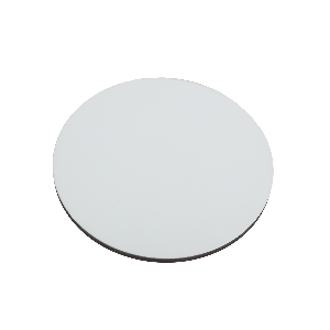 Unisub White Hardboard Circle Award Plaque - 5.75"