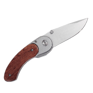 Rosewood Curve Handle Knife