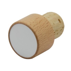 Wooden 1.1" Round Wine Bottle Stopper (12 Pack)