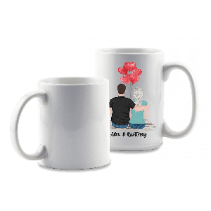 Rhinocoat White Sublimation Mugs