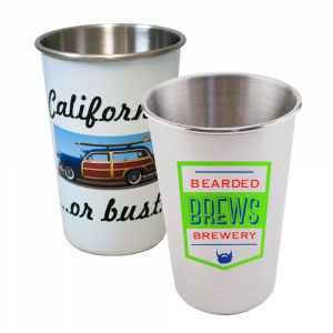 17oz Stainless Steel Pint Glass