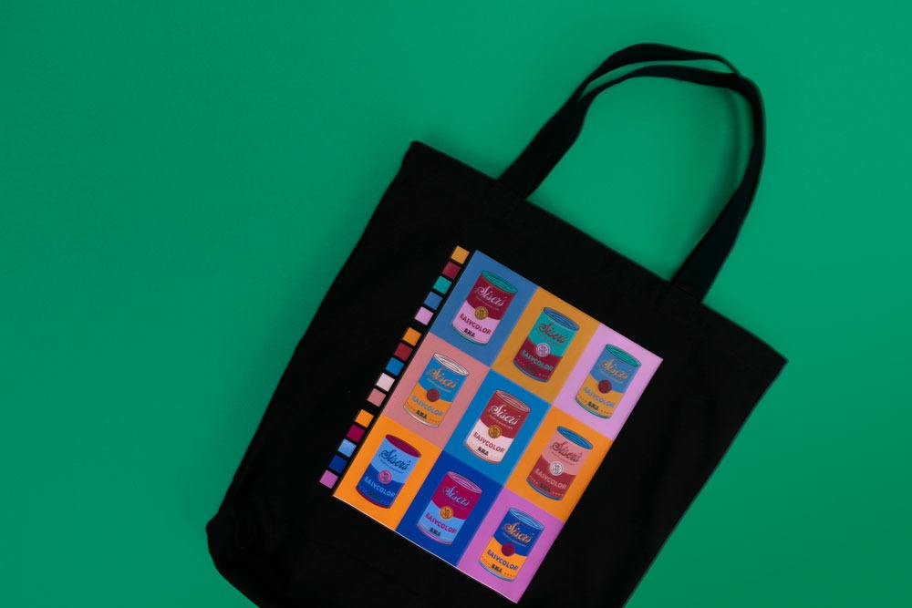 Siser DTV black tote bag
