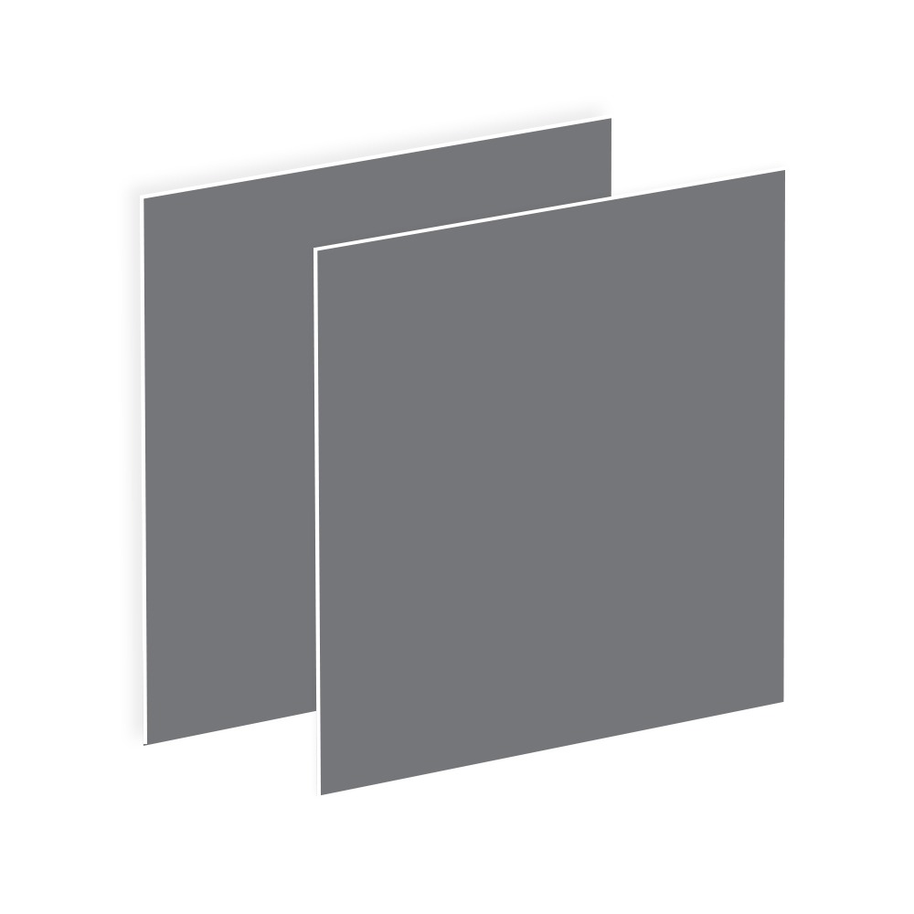 Grey Flannel/White standing swatch