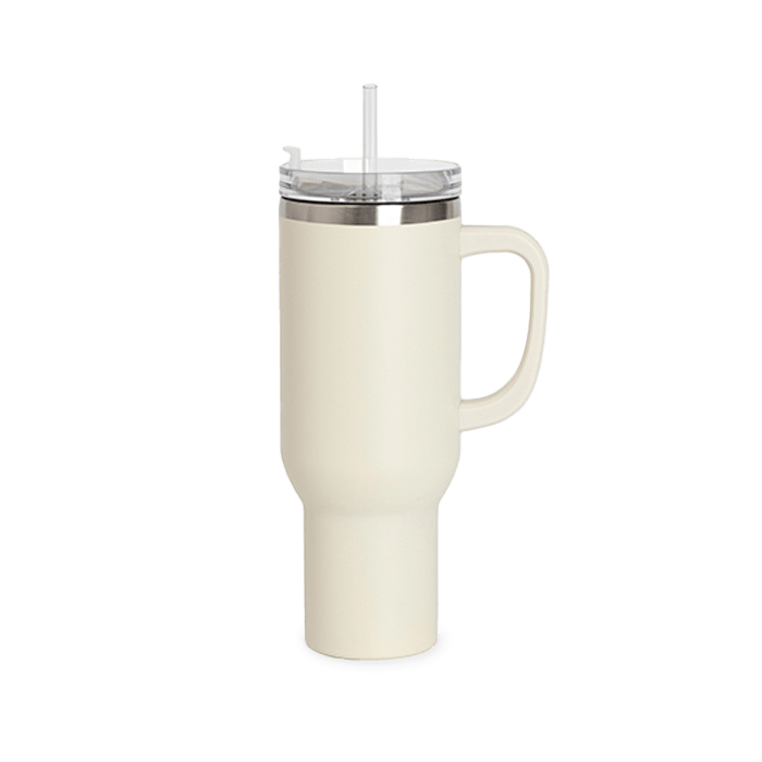 Blank bone white 40oz tumbler