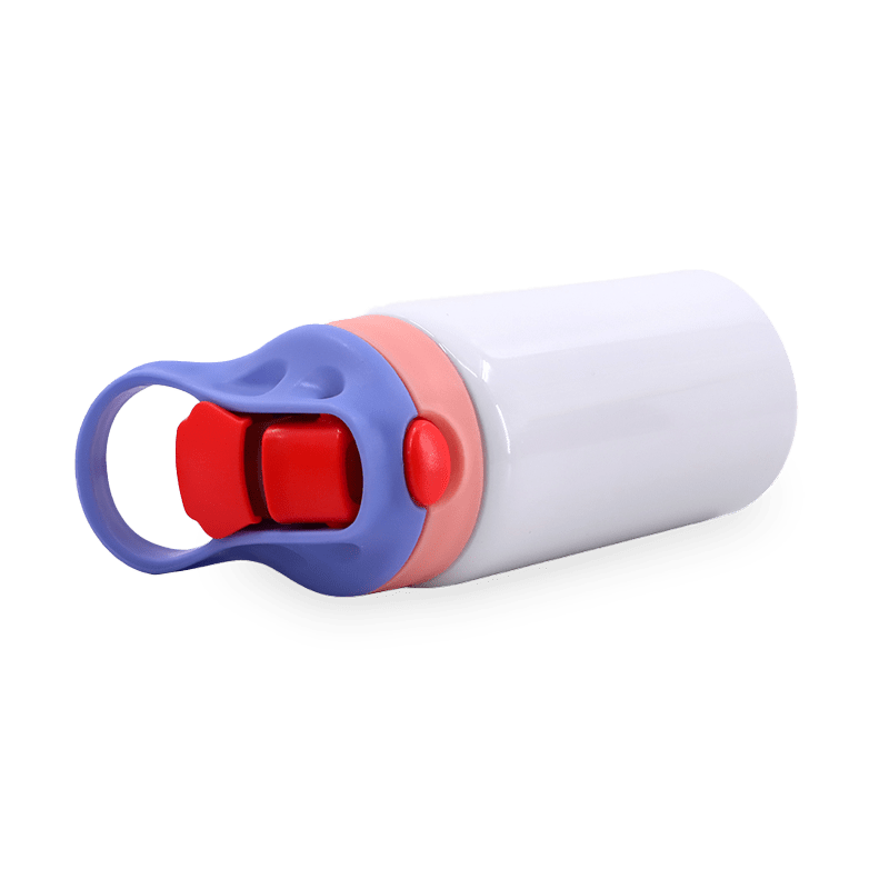 Blank pink and purple kids water bottle