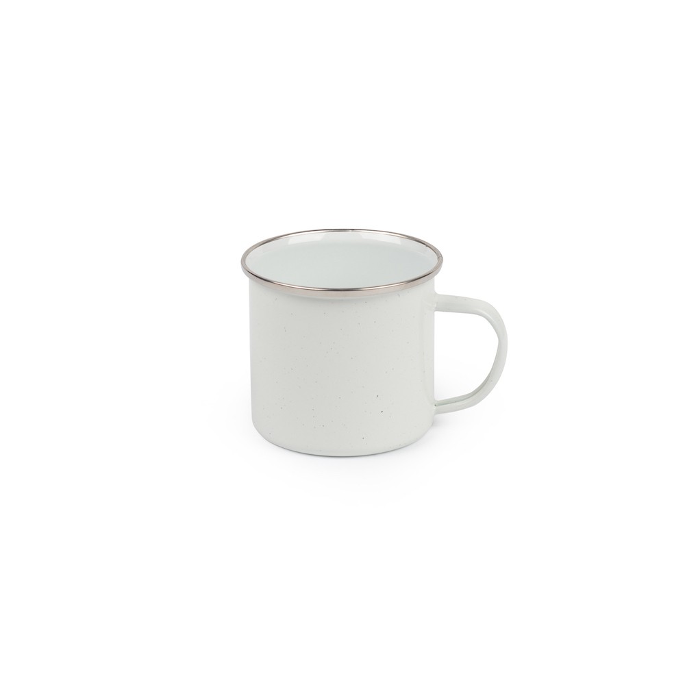 White Speckled Enamel 17oz Campfire Mug
