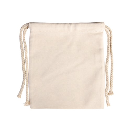 CANVAS DRAWSTRING BAG 6.7" X 7.9"