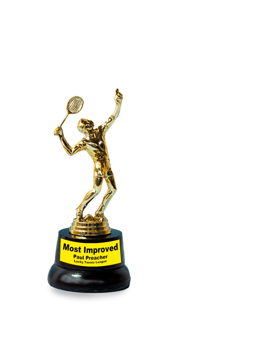 Tennis award for most improved