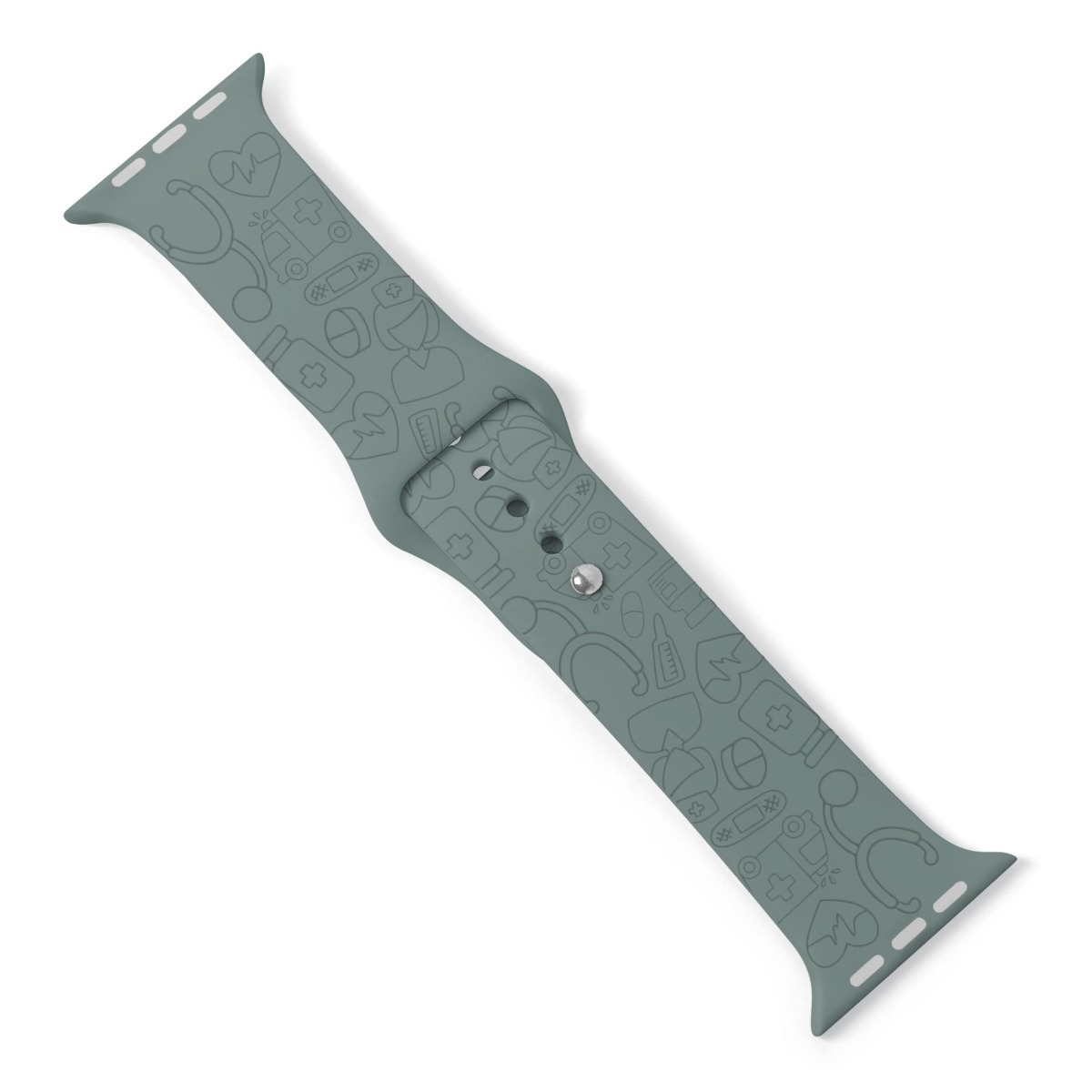 Watch band with medical design