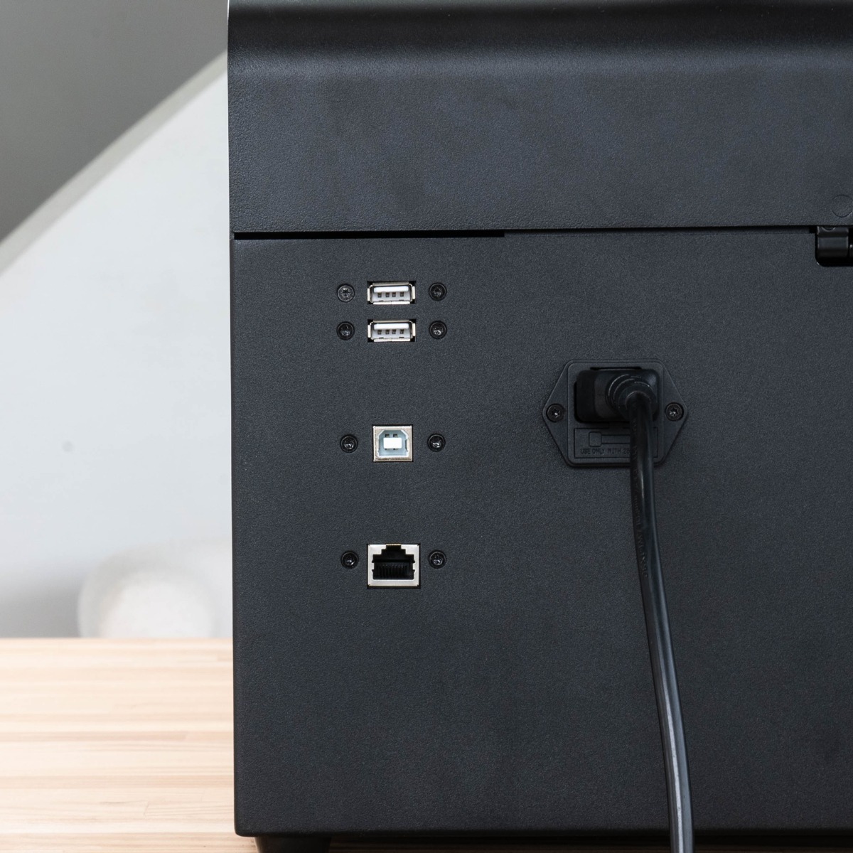 Flux Hexa 60w Laser USB and Ethernet Ports
