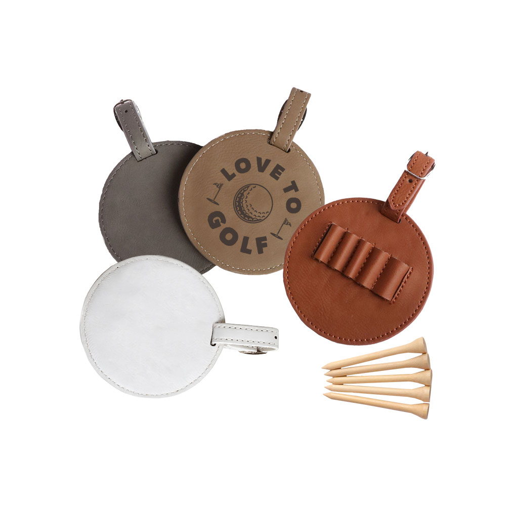 Group of Golf Tee Holder with Tees