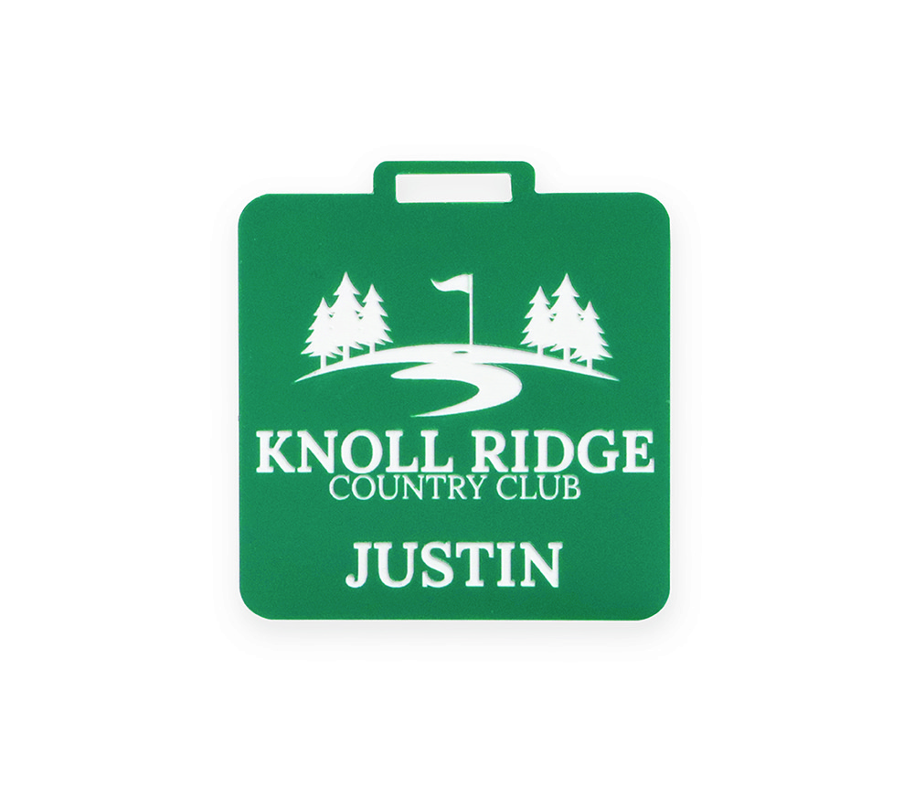  country club bag tag