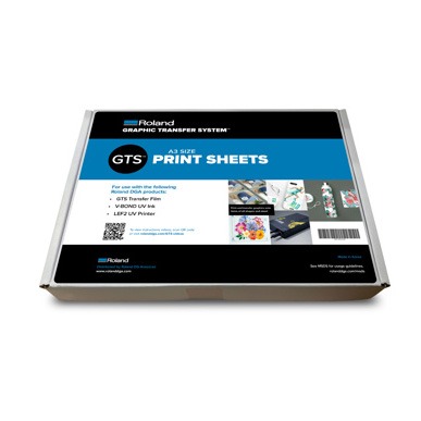 Roland GTS Print Sheet, 25 sheets, 12" x 17"