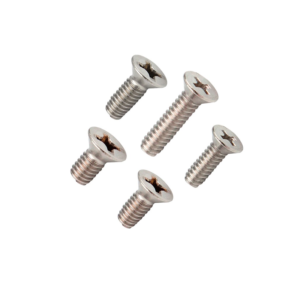 Group of flat head screws