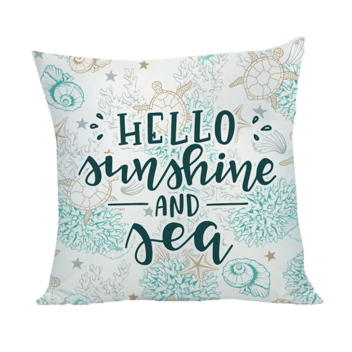 pillow case personalized with Ocean theme