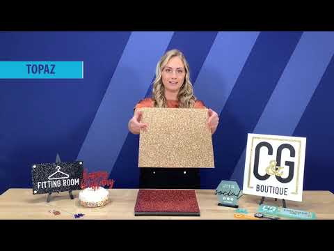 Ruby Rowmark ColorHues&reg; Glitter Cast Acrylic