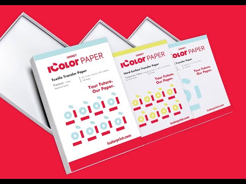 Icolor 2-Step Standard Textile Transfer Media Kits