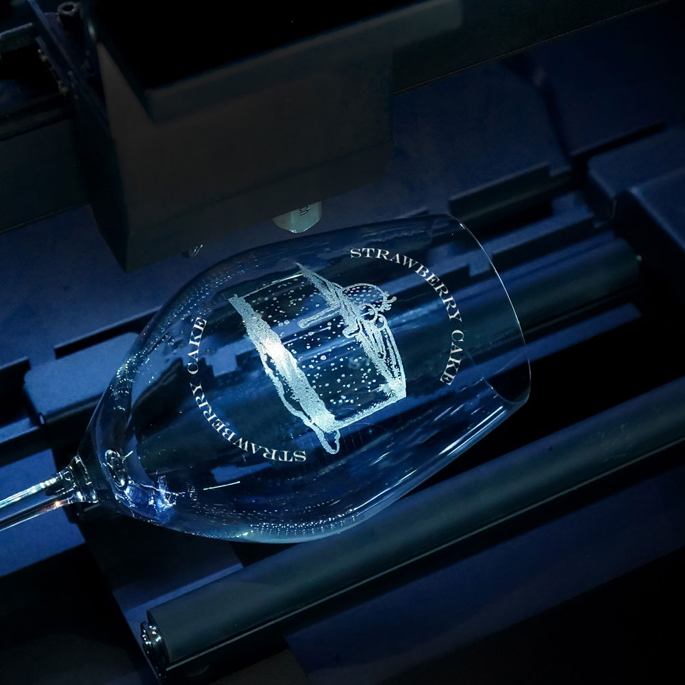  Flux Hexa Rotary 2.0 Engraving Wine Glass