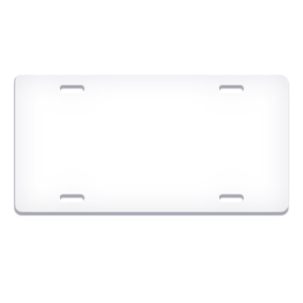 thumbnail image 2 of 10 Pack 6x12 Gloss White Aluminum Sublimation Blanks, License Plate Style, No Holes 2 of 2
