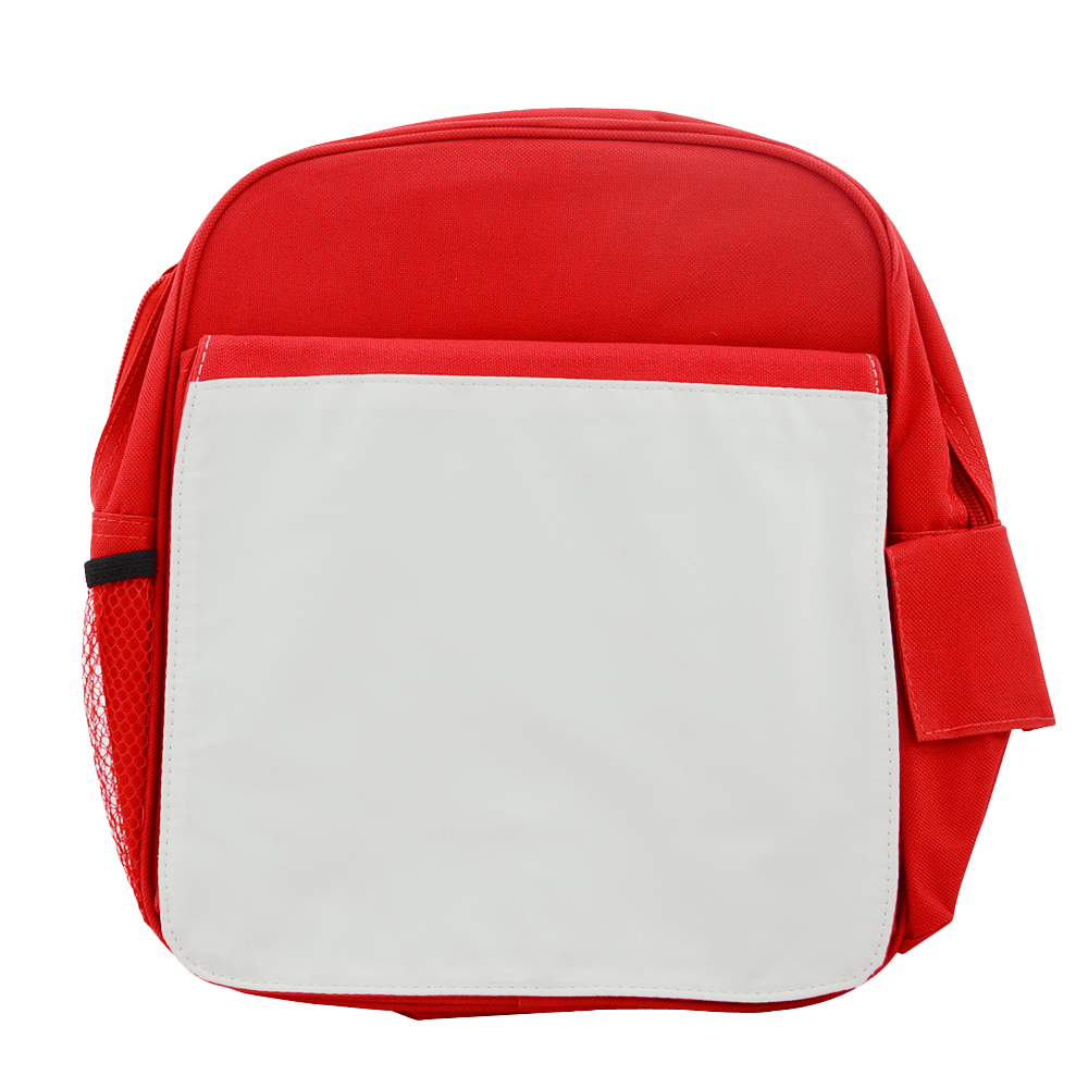 Blank red kids backpack