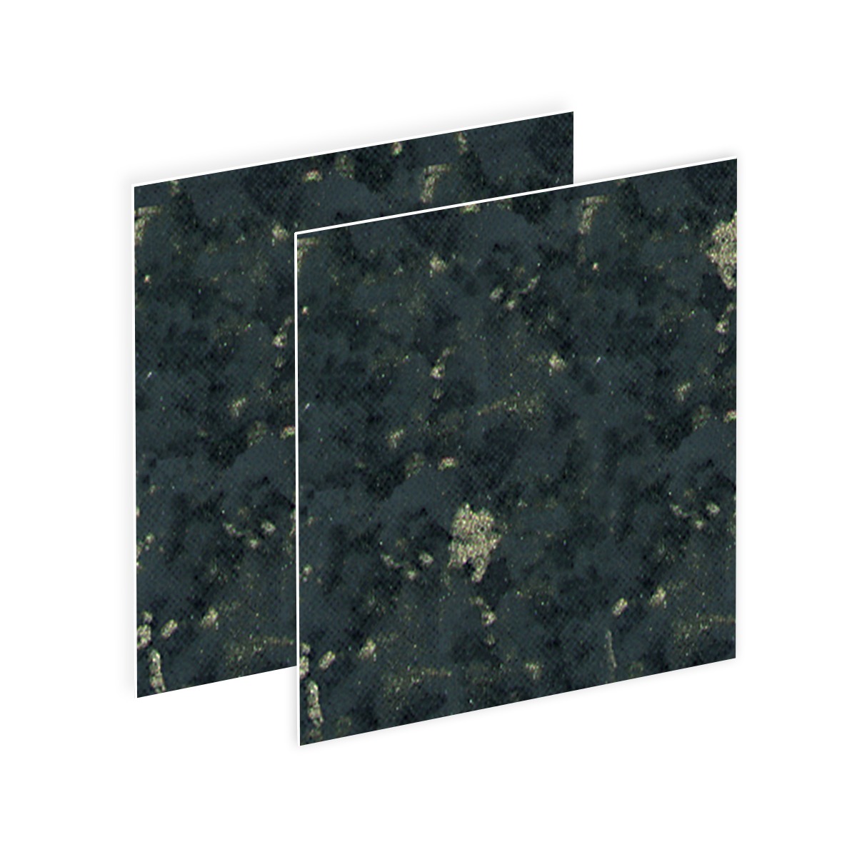 Deep Charcoal Gold Fleck/White IPI Laserable Exterior Engraving Plastic 