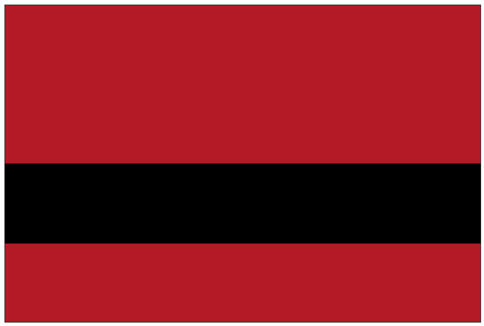 Crimson/Black Color Swatch