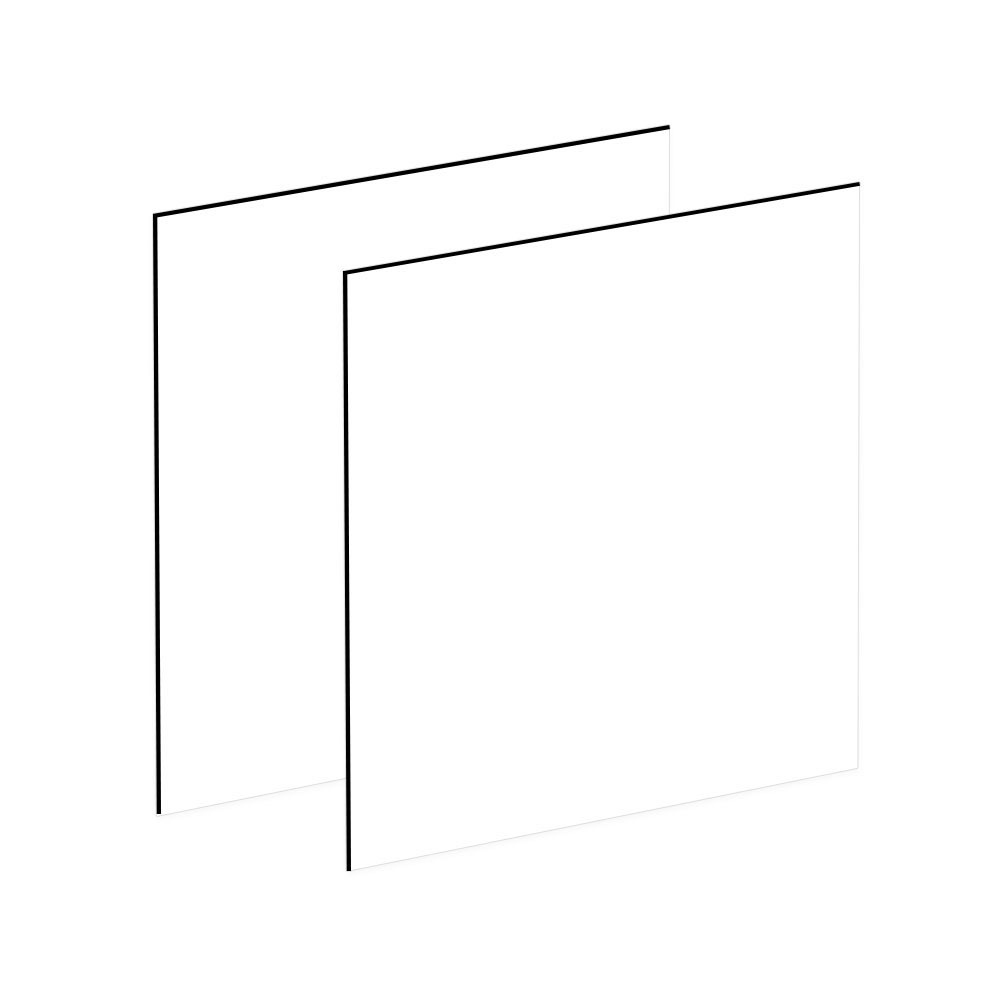 White two ply engraving plastic
