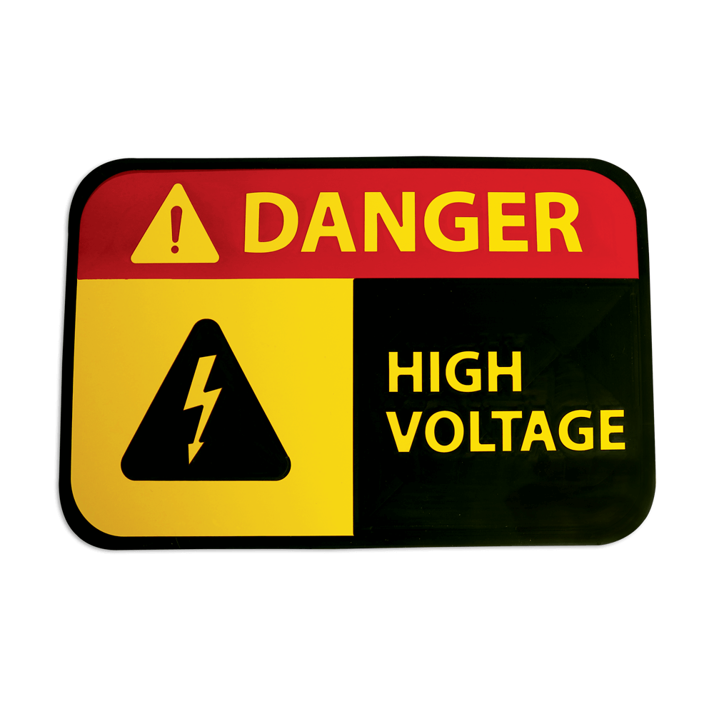 Danger High Voltage warning sign