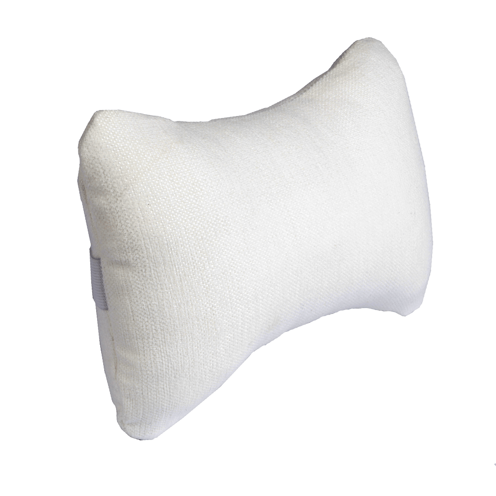 Blank linen travel pillow
