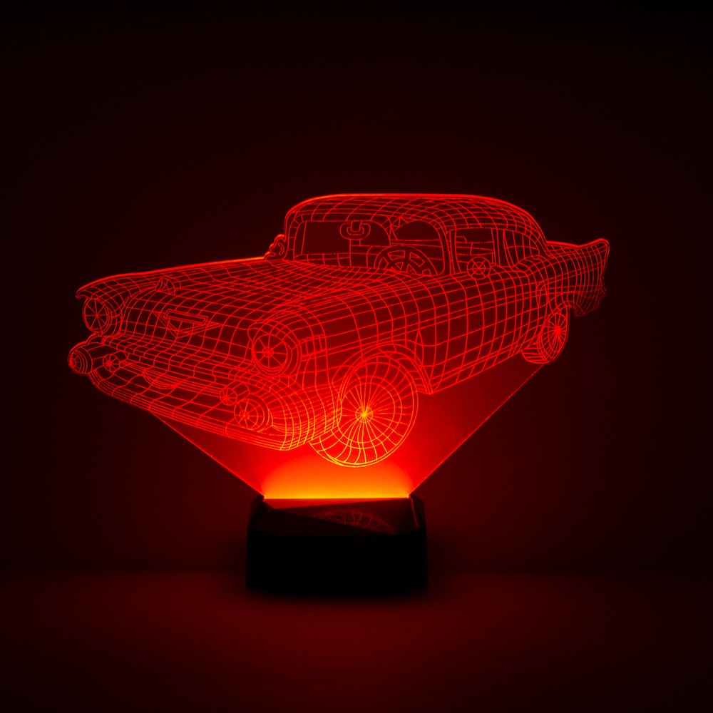Acrylic LED Light Base with Wireless Remote