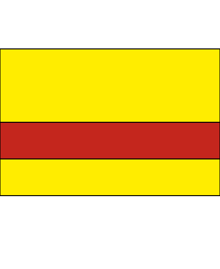 Canary/Crimson Color Swatch