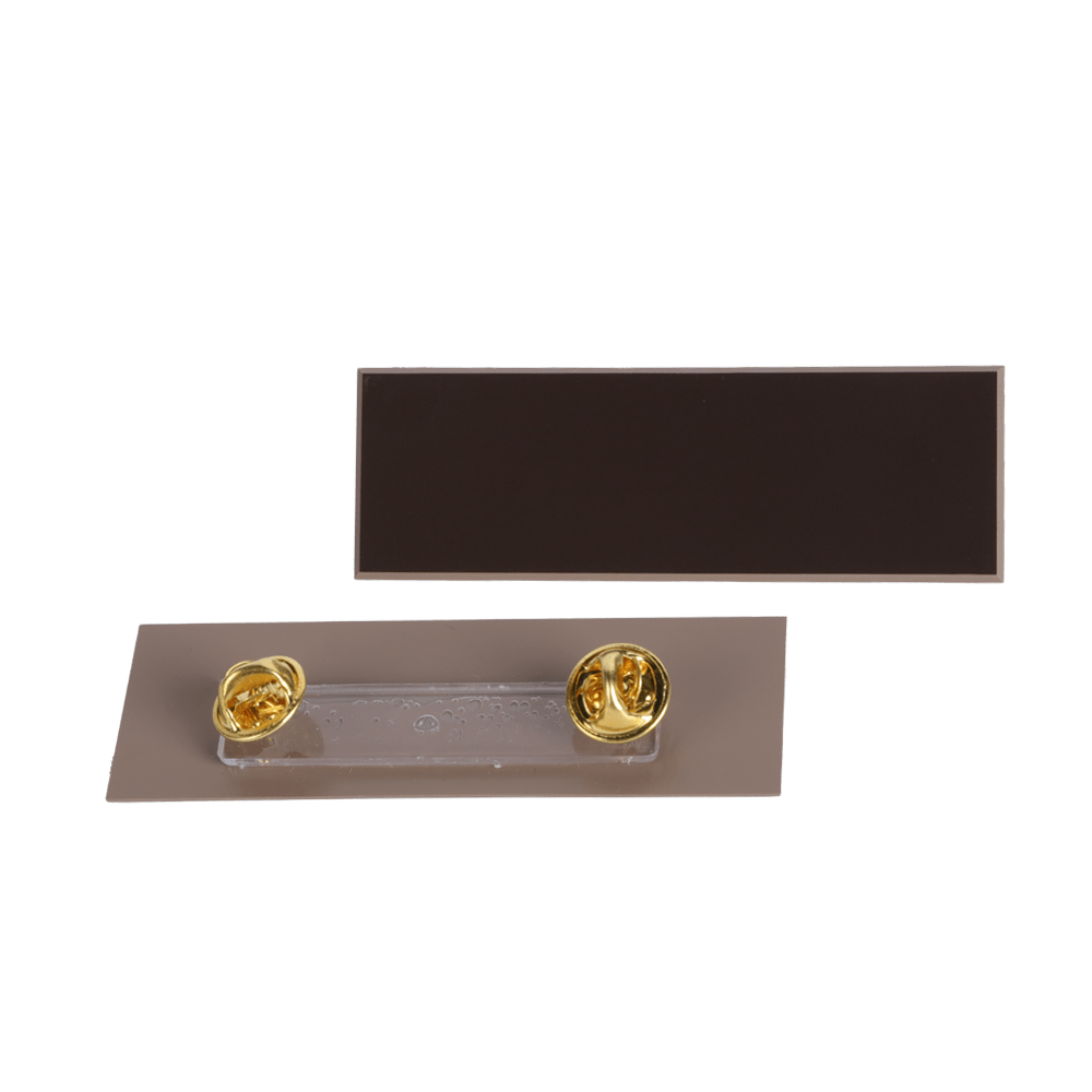 United States Army Badge showing front and back clutch side