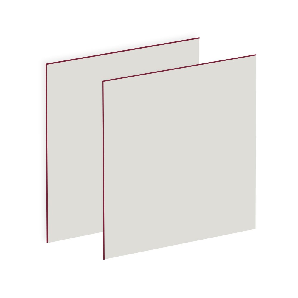 Light Grey/Burgundy Rowmark Value Series Mattes Engraving Plastic