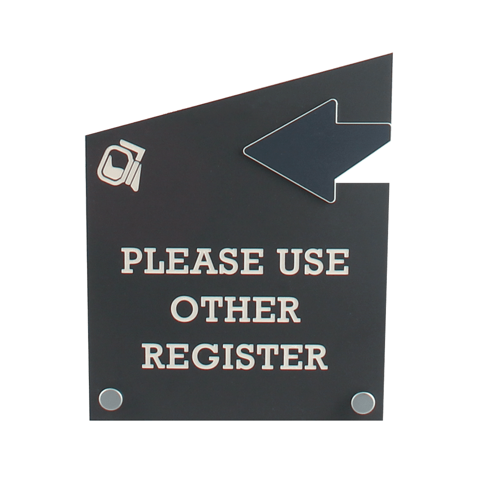 grey and white please use other register sign