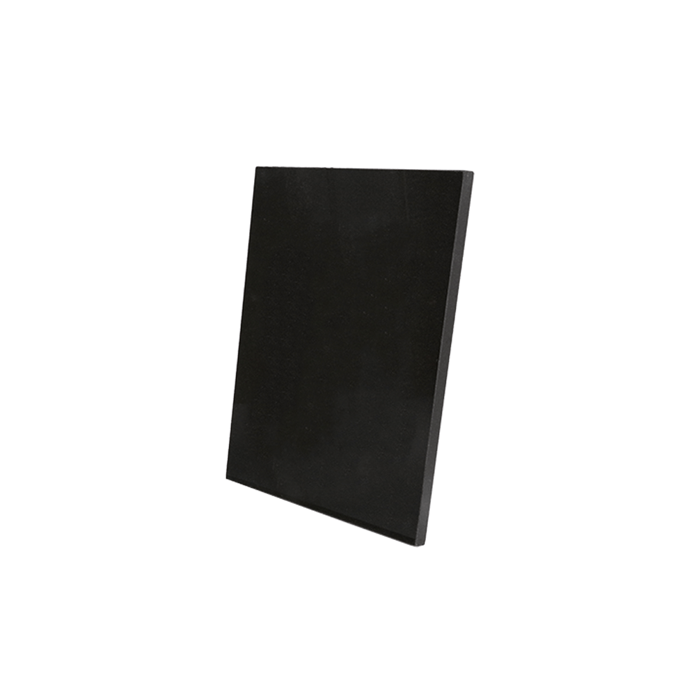 rectangle black granite tile