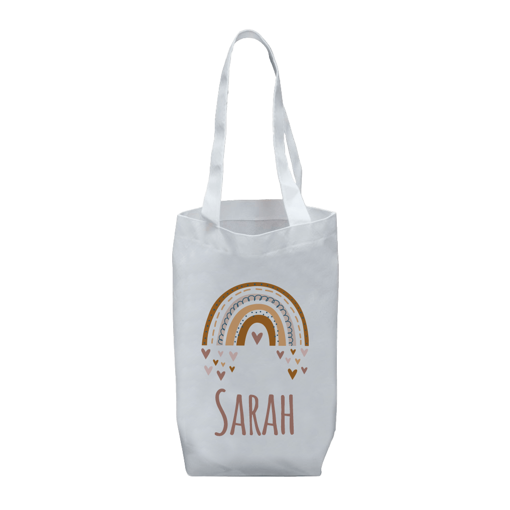 White 14-3/4" x 11-3/4" Tote Bag