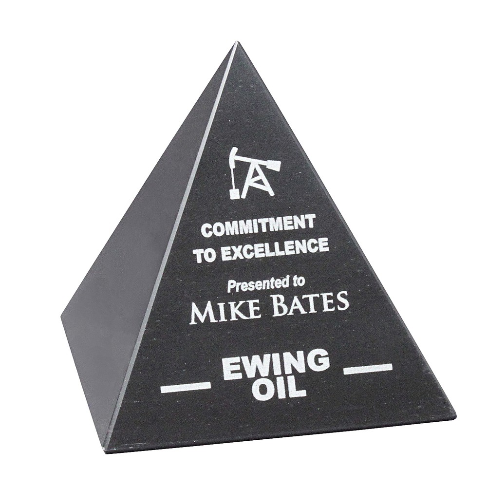 3" x 3" Marble Pyramid
