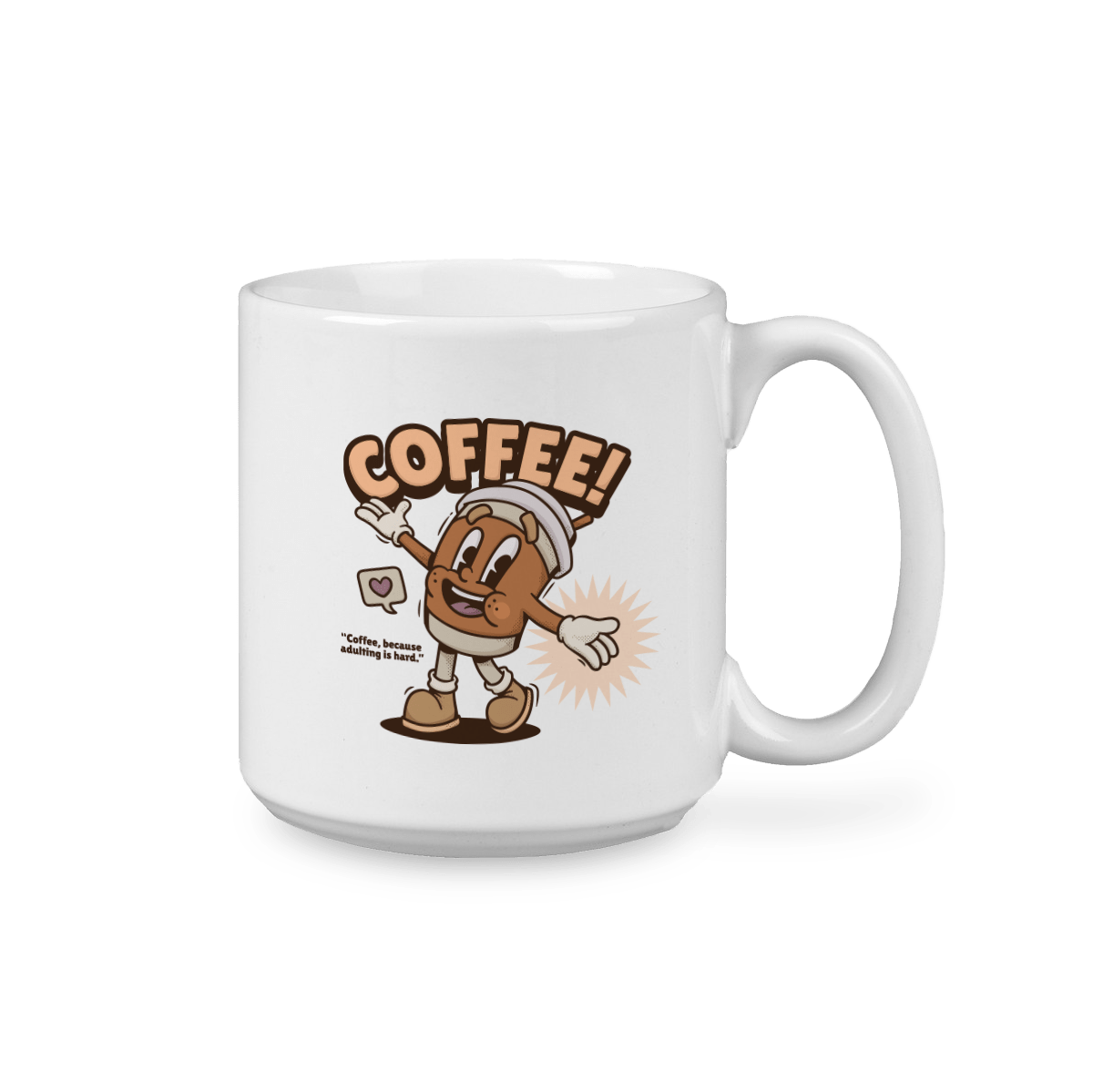 Mug with coffee design