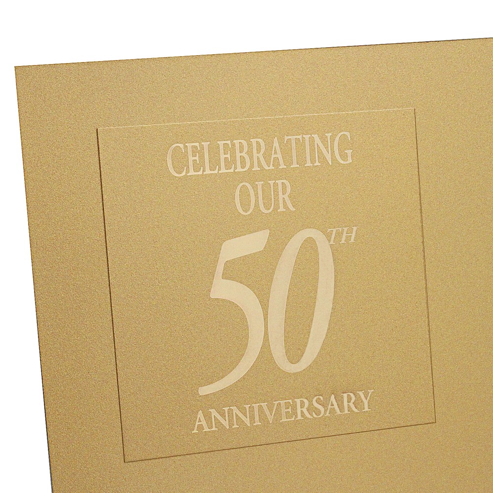 Laserfrost Gold 12" x 24" Steel Sheet