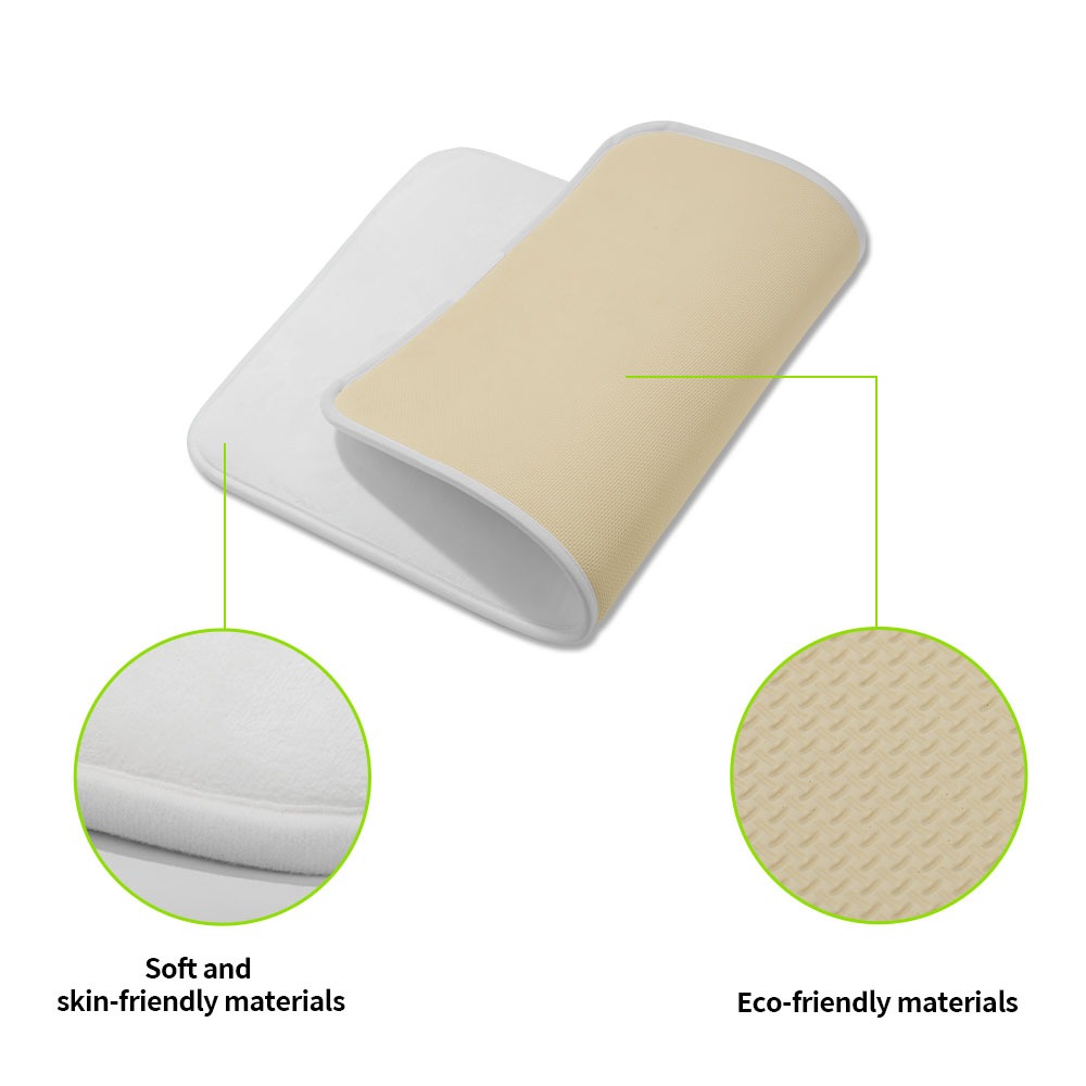 Plus floor mat showing front and bottom of mat