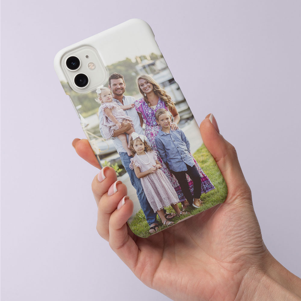 Phone case with family photo printed