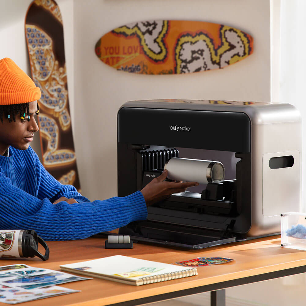 Rotary Printing Attachment for eufyMake E1 UV Printer | JPPlus