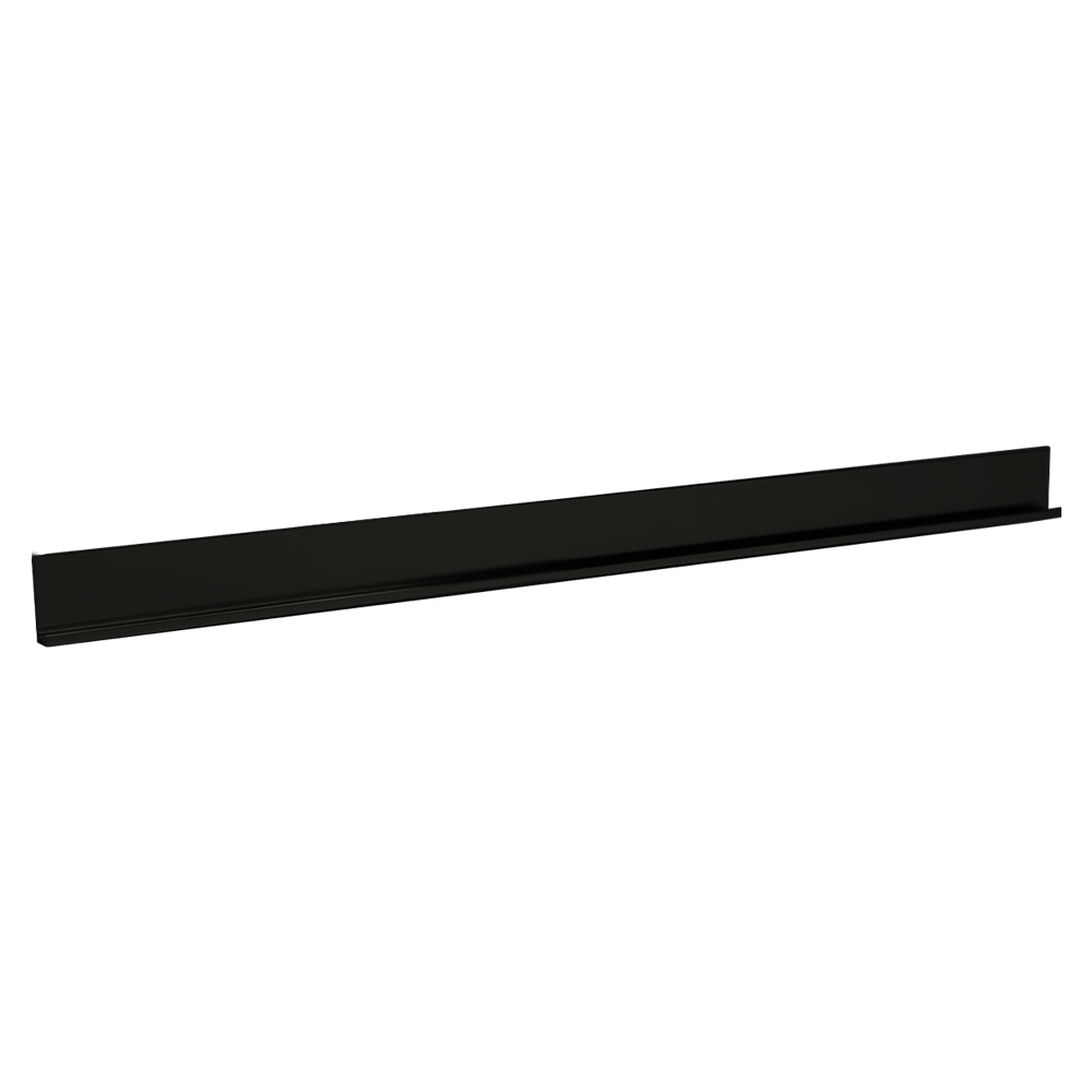 Black j-channel holder angle