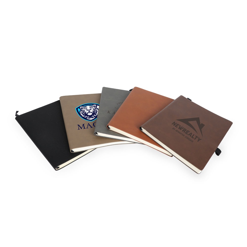 variety of Saddle Collection Leather-Like Notebooks